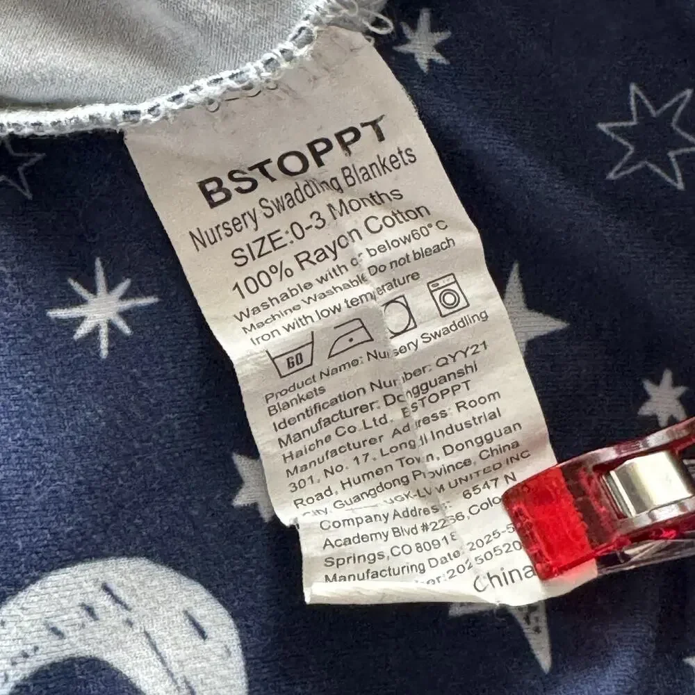 Lot 3 BSTOPPT Newborn Sleep Sack Celestial Baby Swaddle Adjustable Wearable 0-6